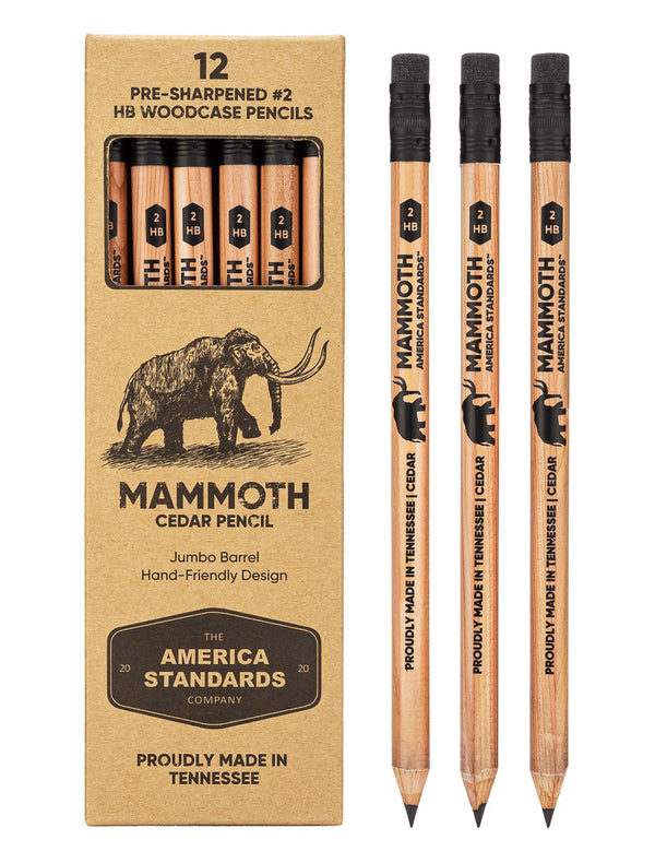 Mammoth Cedar Pencils - Jumbo